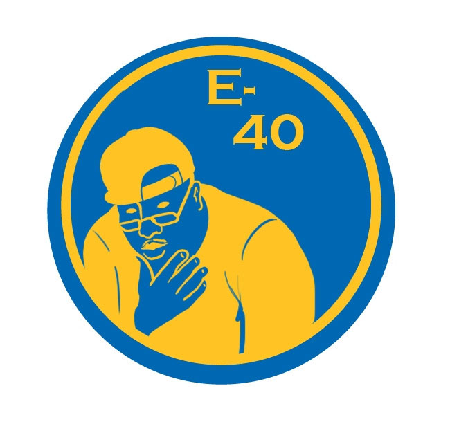 Golden State Warriors E-40 Logo iron on transfers